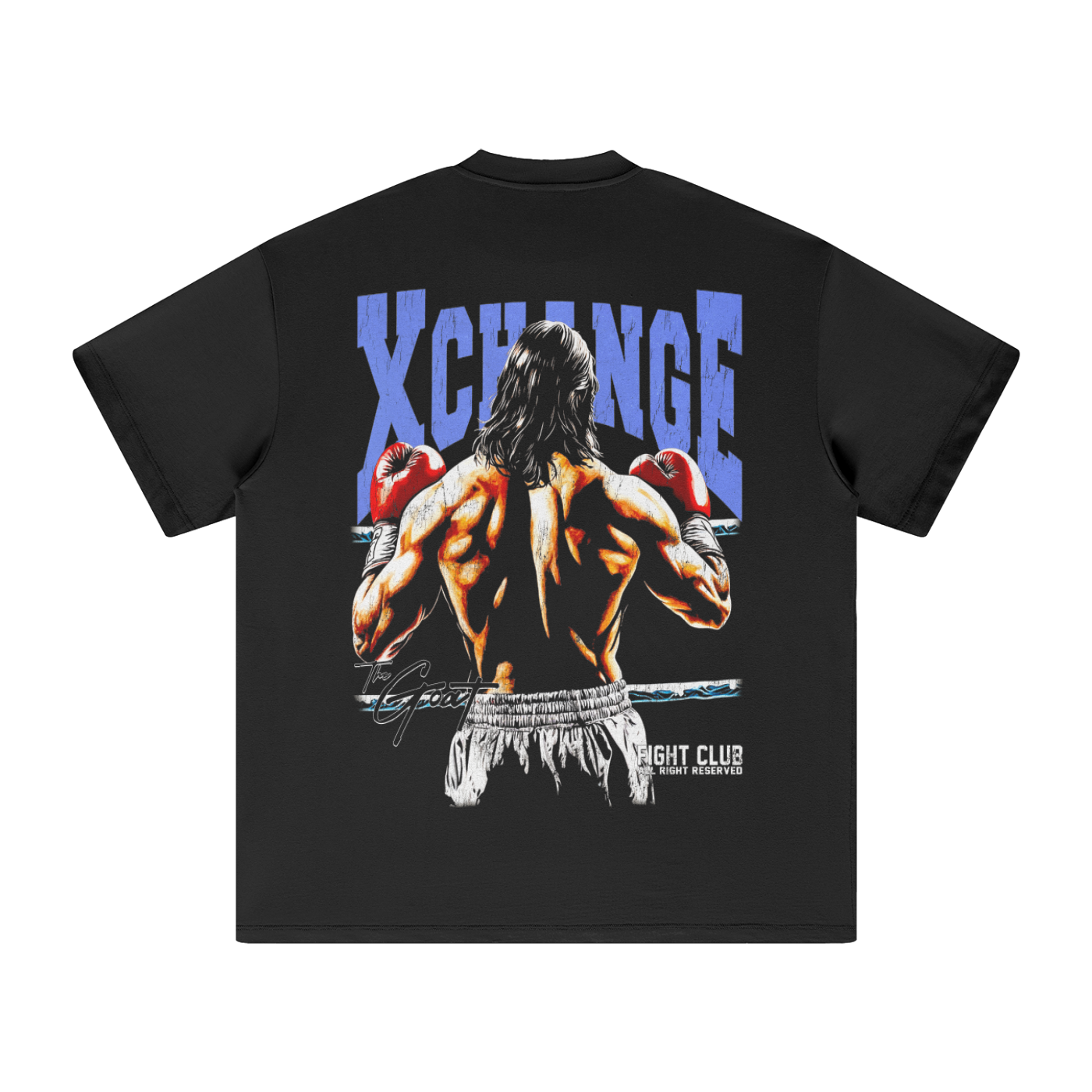 OMERTA "Jesus Fight Club" Black Tee