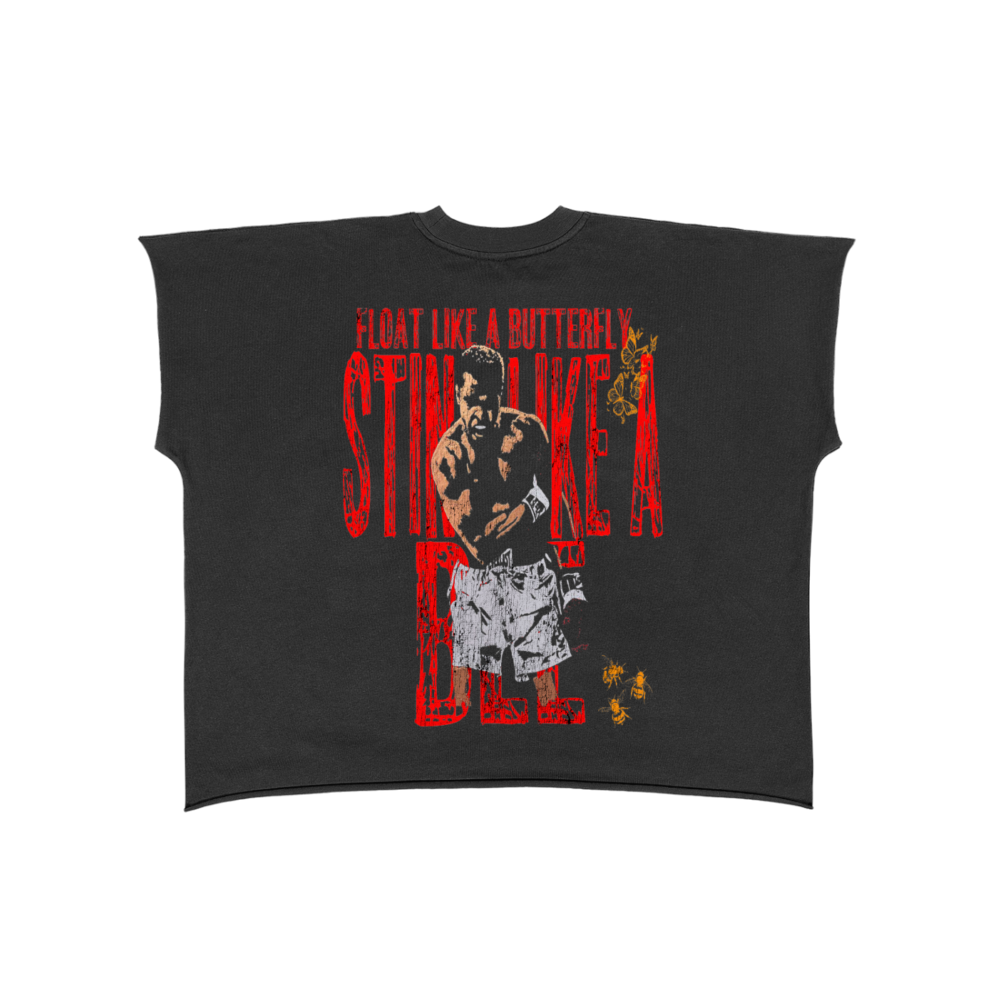 Original London "Ali" Raw Edge Boxy Non-Shrink T-Shirt