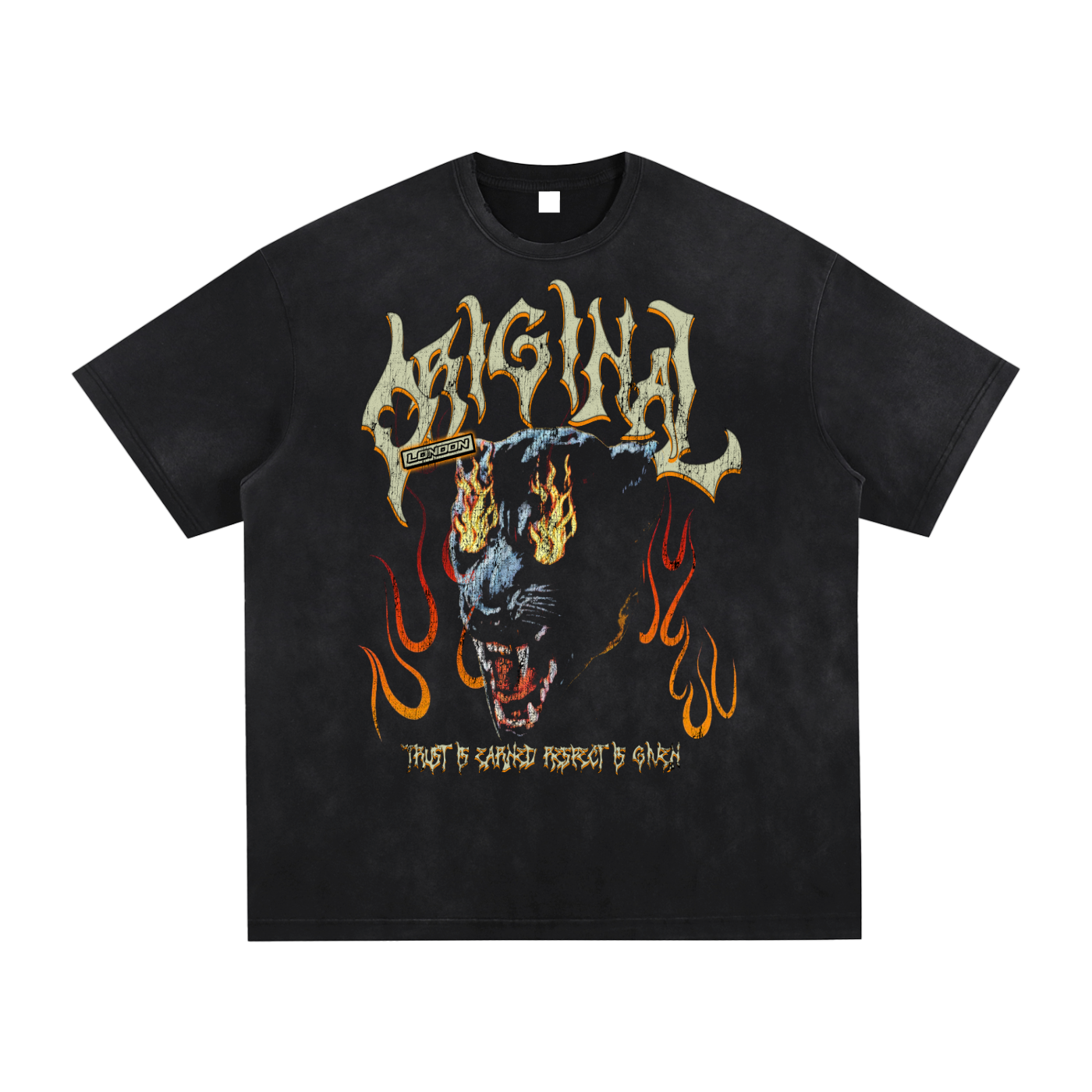 Trust Is Earned Black Tee