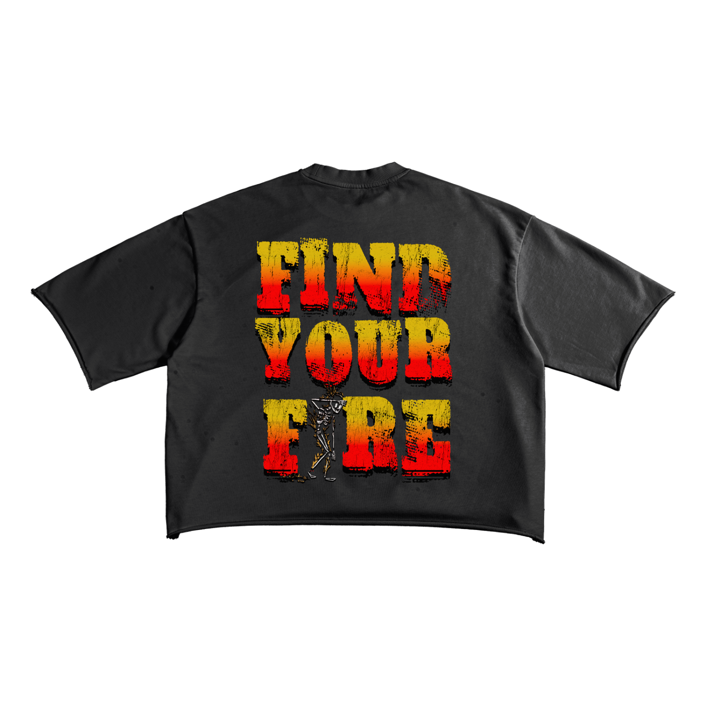 Trust Is Earned Black Raw Edge T-shirt
