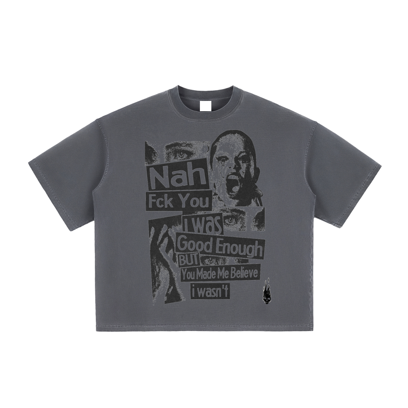 Original London "I Was Good Enough" Vintage Washed Boxy T-Shirt
