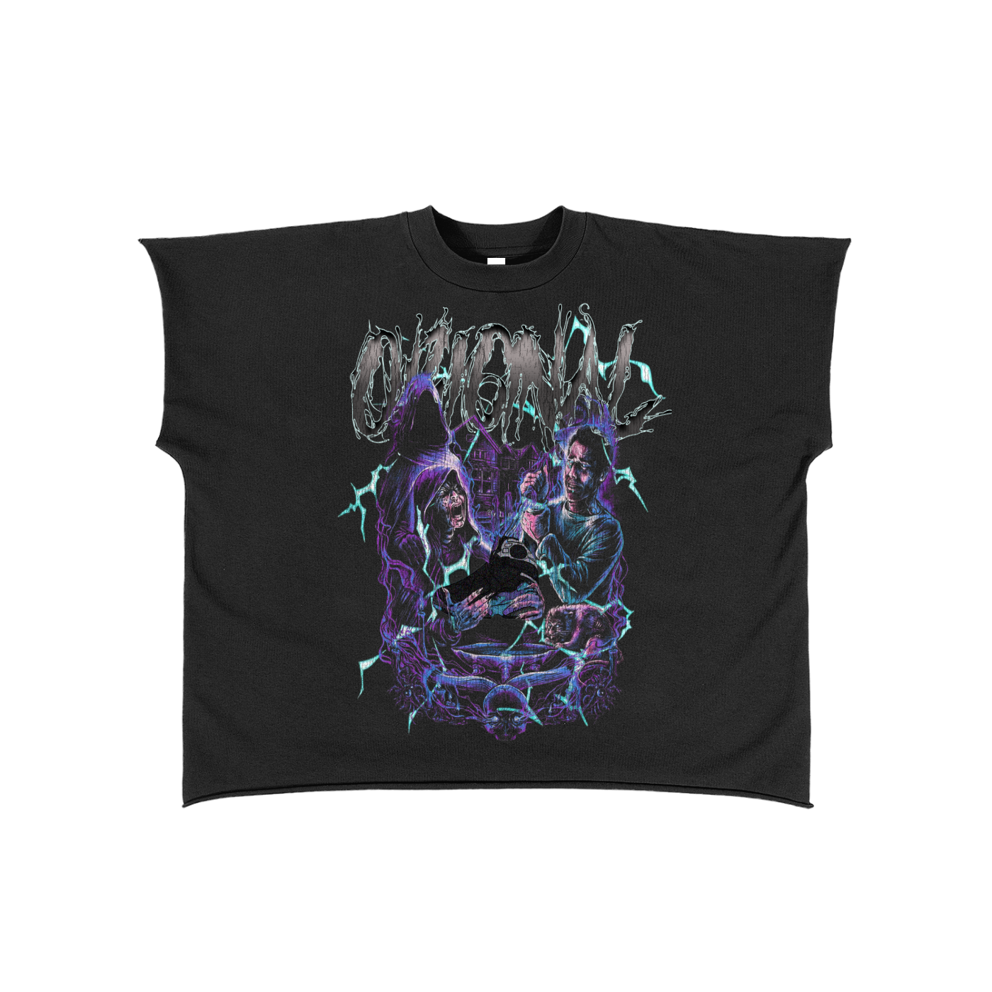 Original London "Wicked Dreams" Raw Edge Boxy Non-Shrink T-Shirt