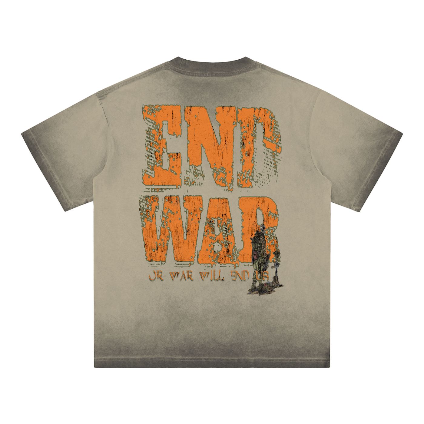 Original London "End War" Reverse Dyed T-shirt