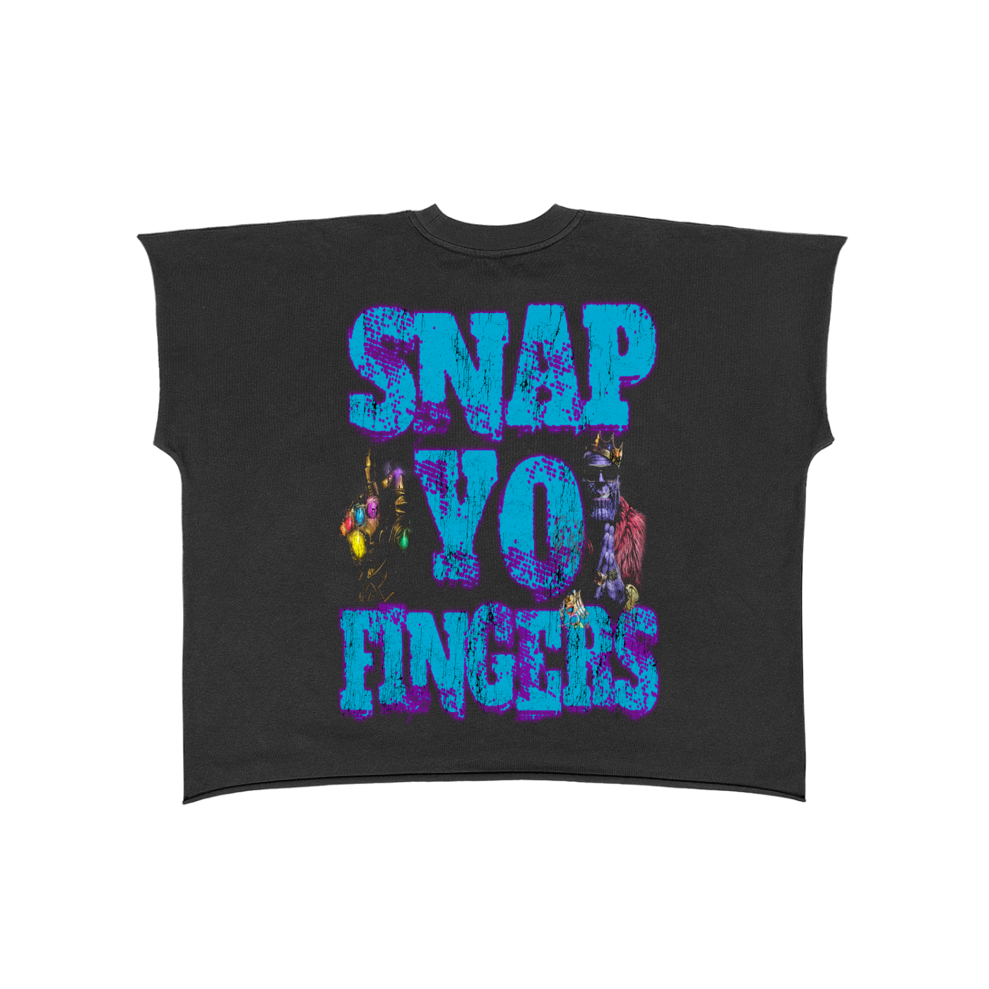 Original London "Snap Yo Fingers" Boxy Non-Shrink T-Shirt