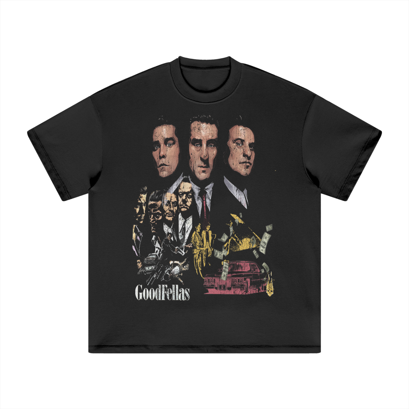 OMERTA "Funny How?" Black T-Shirt