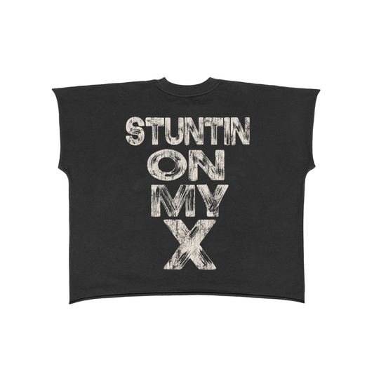 Raw Edge Boxy Non-Shrink T-Shirt