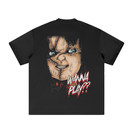 Original London "Wanna Play?" Black T-Shirt