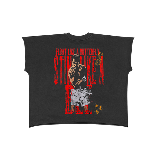Original London "Ali" Raw Edge Boxy Non-Shrink T-Shirt