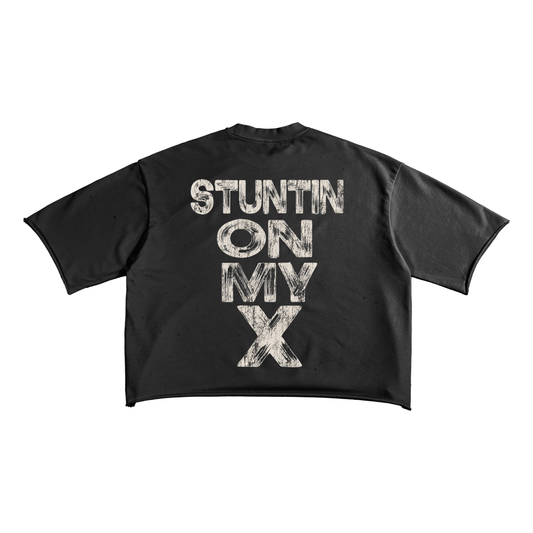 "Stuntin On My X" Black T-Shirt