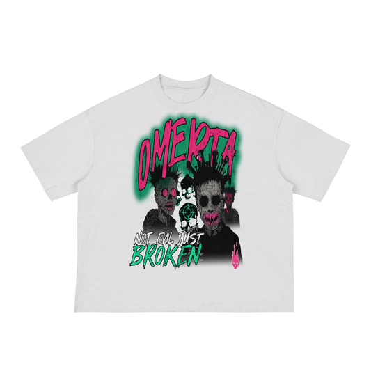 OMERTA "Just Broken" Boxy Tee