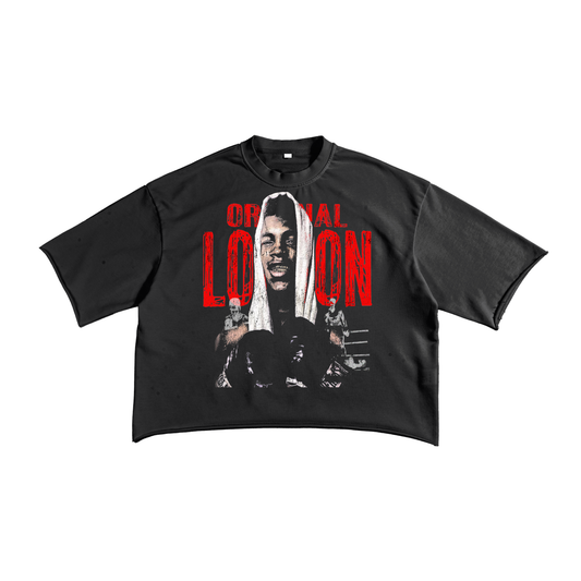 Original London "Ali" French Terry Raw Edge T-shirt