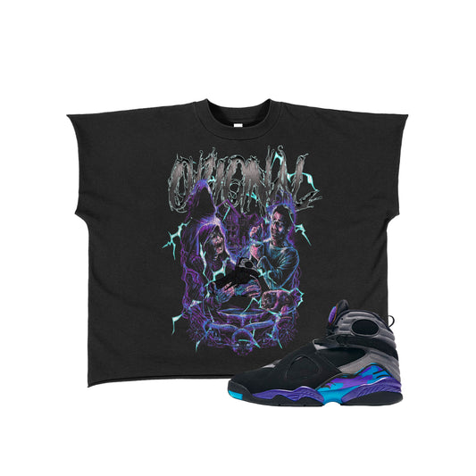 Original London "Wicked Dreams" Raw Edge Boxy Non-Shrink T-Shirt