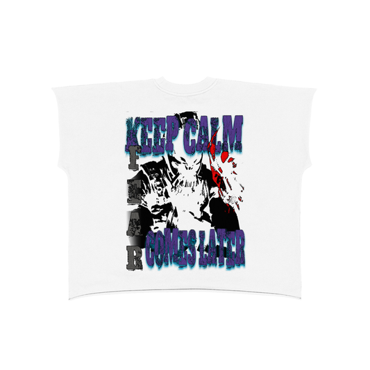 "Original London" Fear Comes Later" Boxy Non-Shrink T-Shirt