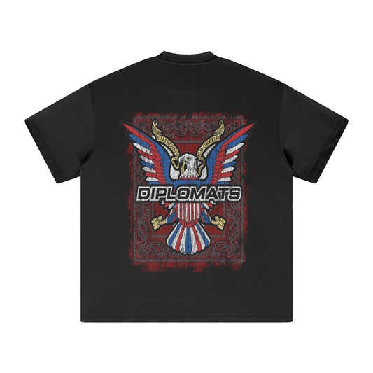 OMERTA "Diplomatic Immunity" Black Tee
