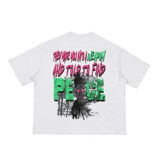 OMERTA "Just Broken" Boxy Tee
