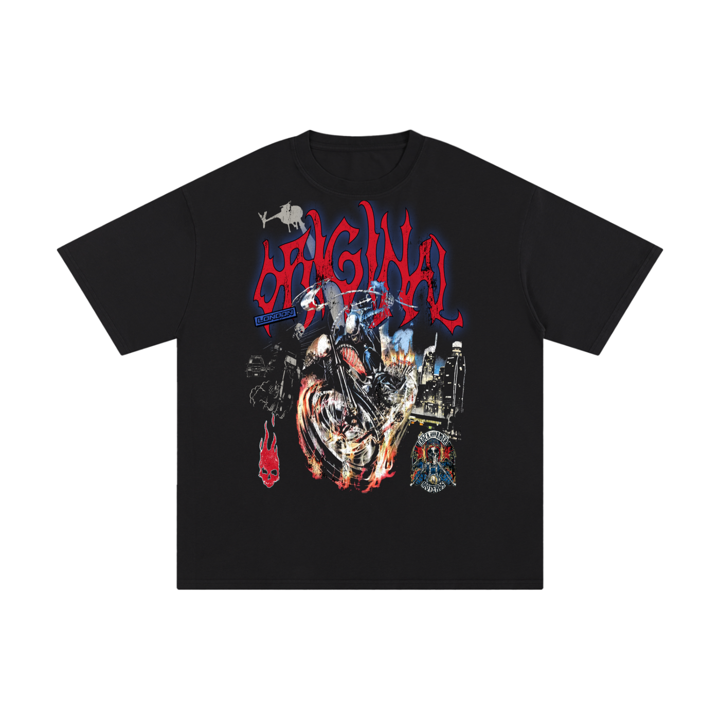 Original London "Rock N Rider" Black T-shirt
