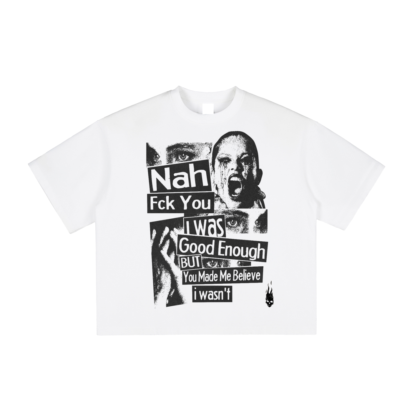 Original London "I Was Good Enough" Vintage Washed Boxy T-Shirt