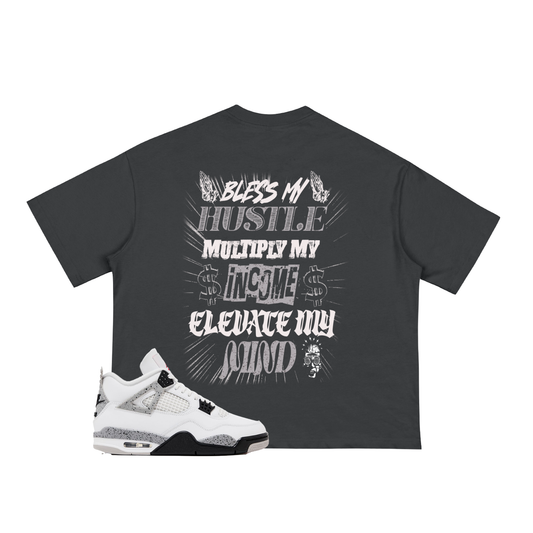 OMERTA "Ski Mask Way" Boxy Black Tee