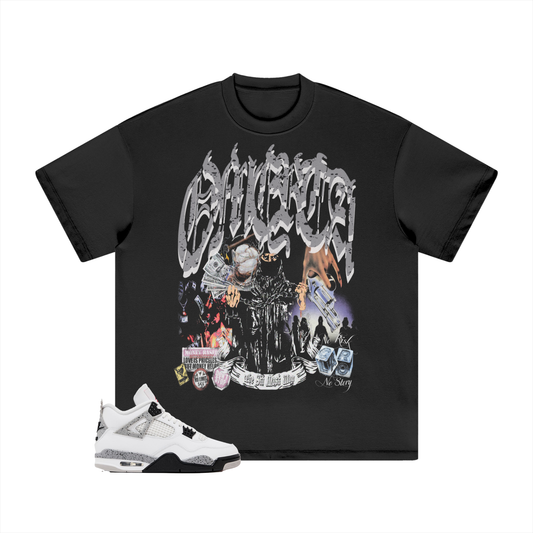 OMERTA "Ski Mask Way" Black Tee